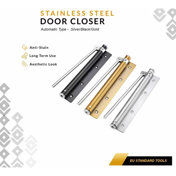 Penutup Pintu Baja Tahan Karat/Rumah Tangga Ringan Sederhana/Otomatis