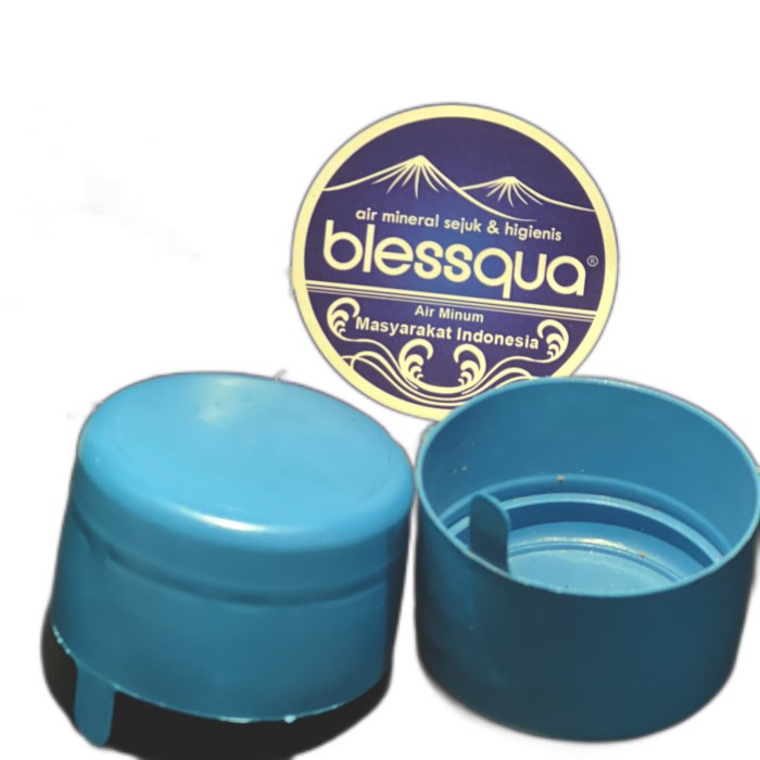 Tutup Galon Air Isi Ulang Tinggi Biru Biasa Polos 998 Pcs - Asli