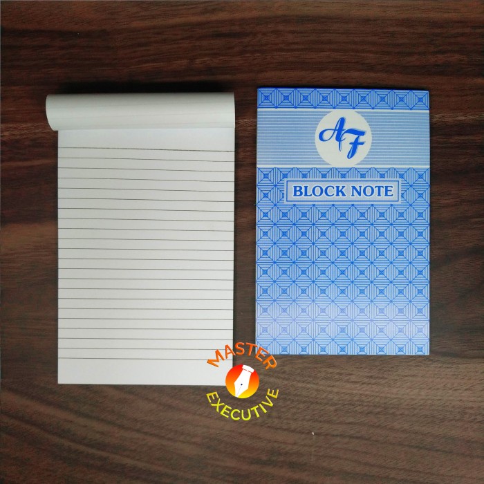 

ATKJaya- [Pak - 10 Buku] AF Blocknote Kecil Garis / Polos - Notes Notepad