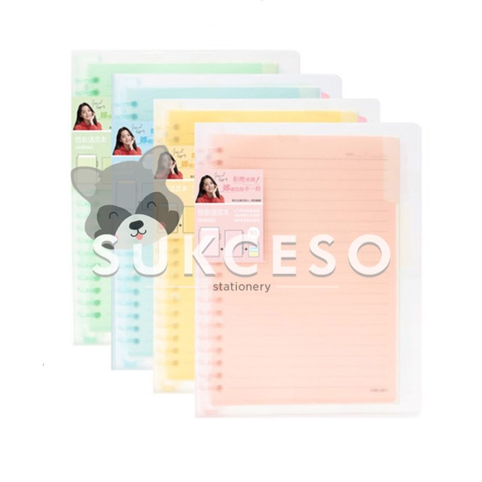 

ATKJaya- Deli File Binder QH - B5 60 Lembar / Loose Leaf Buku Binder Transparan