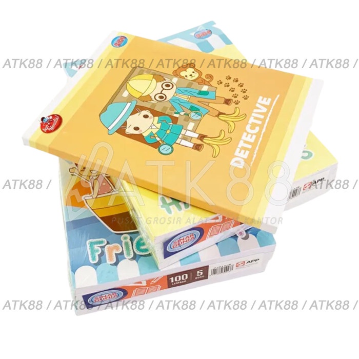 

ATKJaya- Buku Tulis SIDU Sinar Dunia 100 Lembar Pak isi 5 Buku