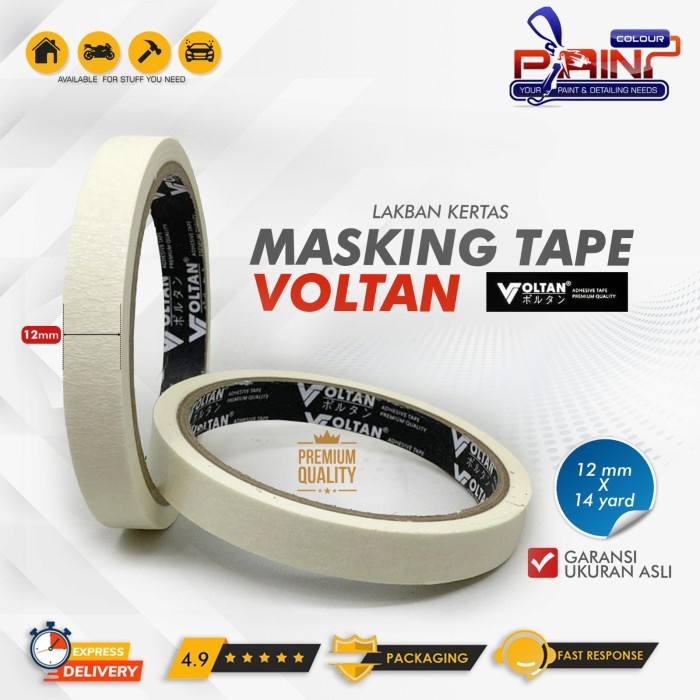 

ATKJaya- Masking Tape / Kertas Lem 12MM x 14 Yard / Masking Tape Air brush