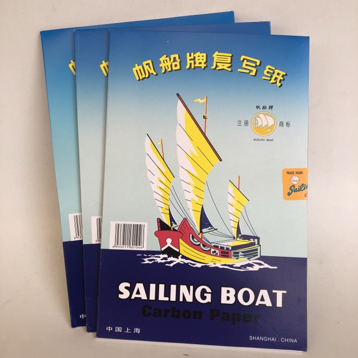 

ATKJaya- kertas karbon satu sisi warna hitam Sailing Boat single hitam