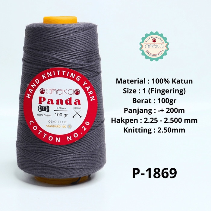 ATKJaya- Benang Rajut Katun Panda / Cotton Yarn 2