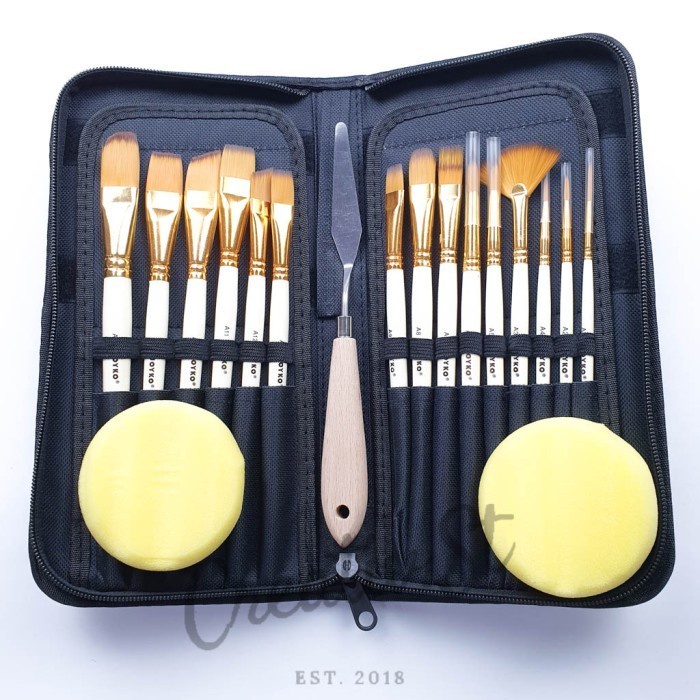 

ATKJaya- Art Brush Set Kuas Lukis Joyko Brush BRS-12