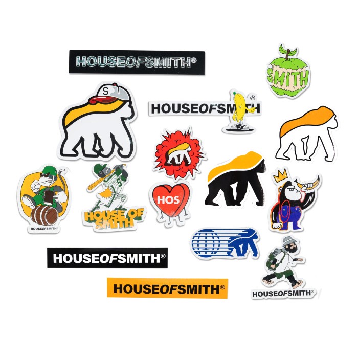

ATKJaya- House of Smith Sticker - New Smith Sticker #2(1 Pack = 15 pcs sticker)