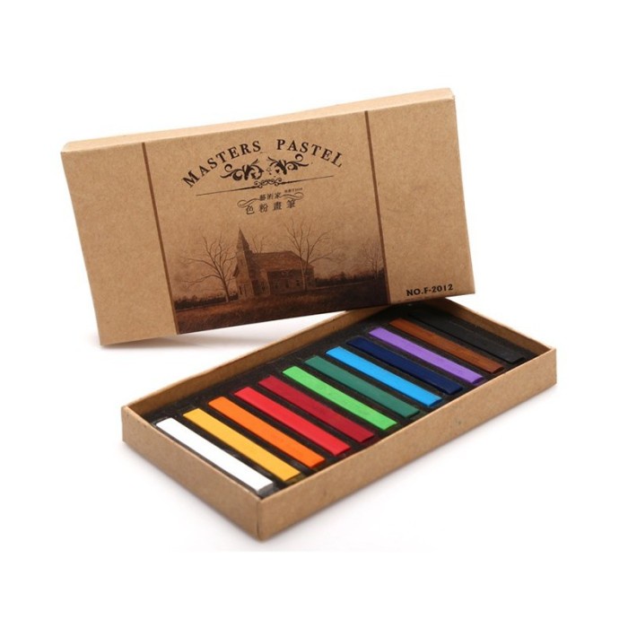 

ATKJaya- Maries Masters Crayon Oil Pastel Soft Set 12 Colors