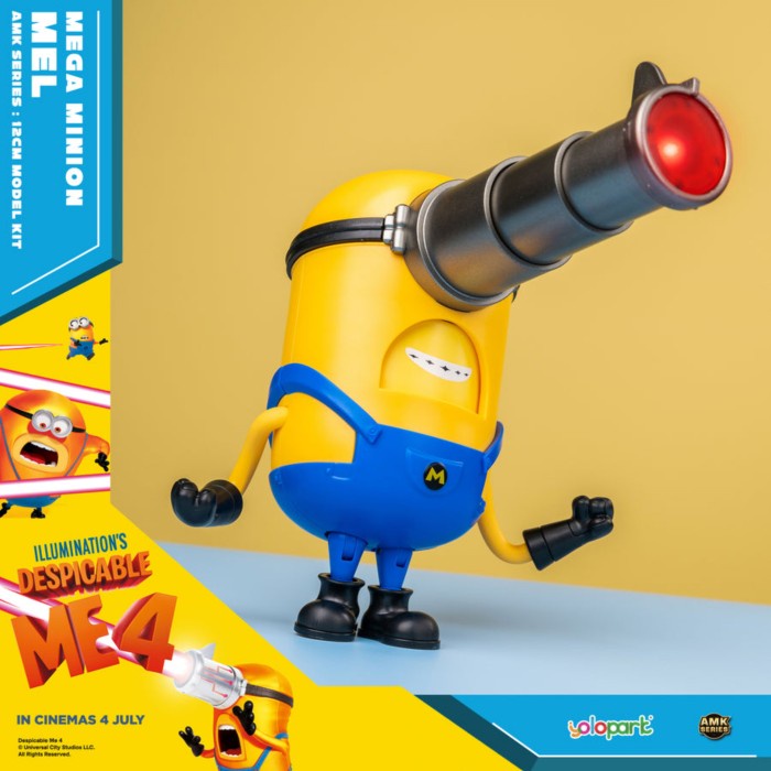 

YOLOPARK DESPICABLE ME 4 MEGA MINIONS MEL AMK SERIES 12CM MODEL KIT