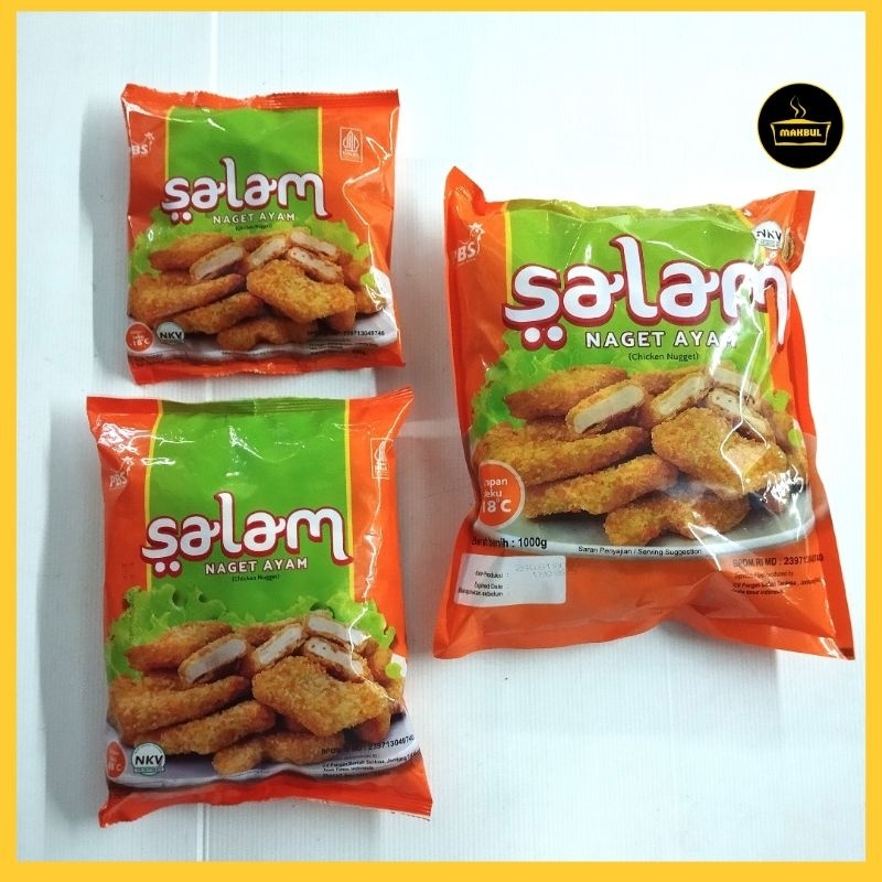 

Salam Chicken Nugget 250gr, 500gr dan 1000gr