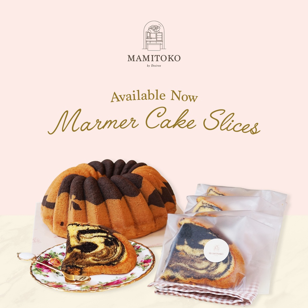 Mamitoko - Marmer Cake Slice