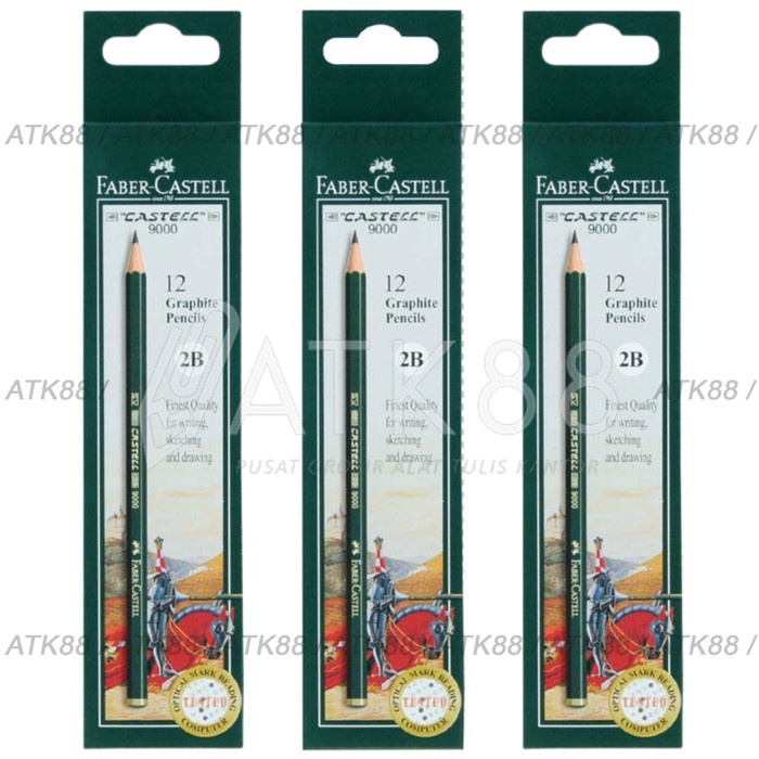 

[tmr] - Pensil Faber Castell 2B 1 Lusin / 12 pcs