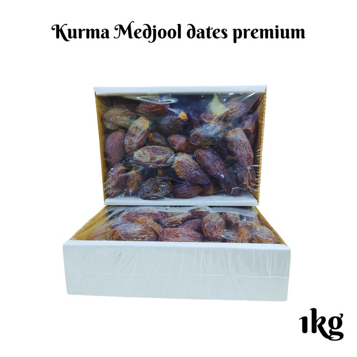 

Kurma Medjool Natural Delights Fresh Dates 1kg / Medjol Dates / medium