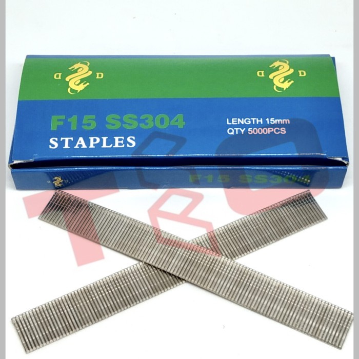 STAPLES F15 SS / F 15 / 15mm / 15 mm / PAKU TEMBAK STAINLESS STEEL 304