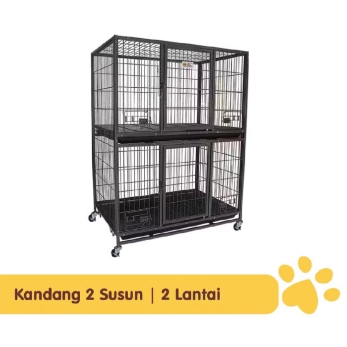 Kandang Octagon - Kandang 2 Susun Kandang Susun Kandang 2 Lantai Kandang Anjing Kucing Burung