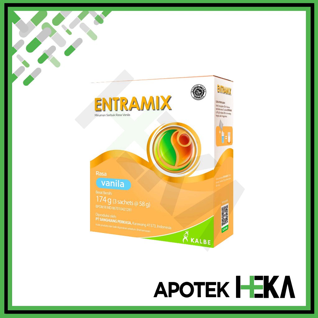 

Entramix Vanila/Coklat 174 gram - Nutrisi Lengkap Dewasa [JAKSEL]