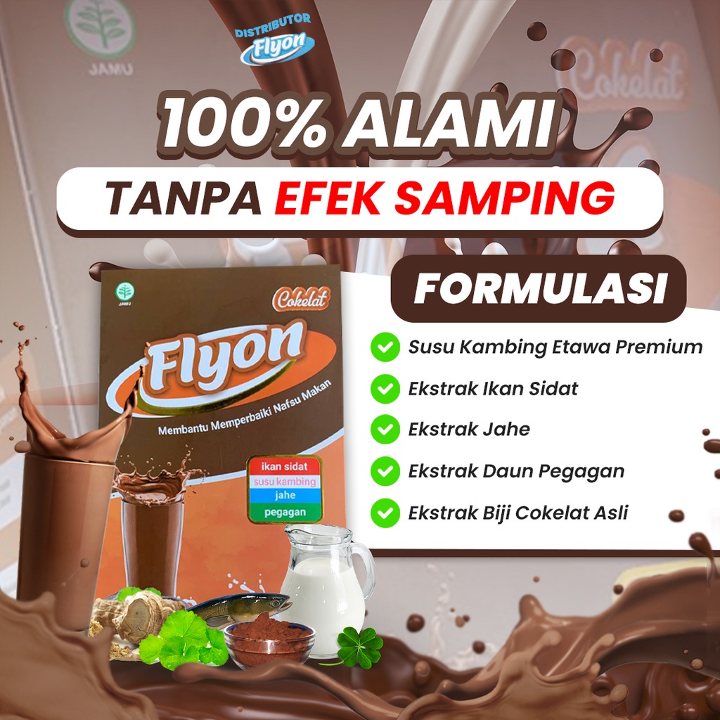 

Susu Flyon COKLAT Susu Penggemuk Badan Dan Penambah Nafsu Makan Original Vitamin Penggemuk Badan