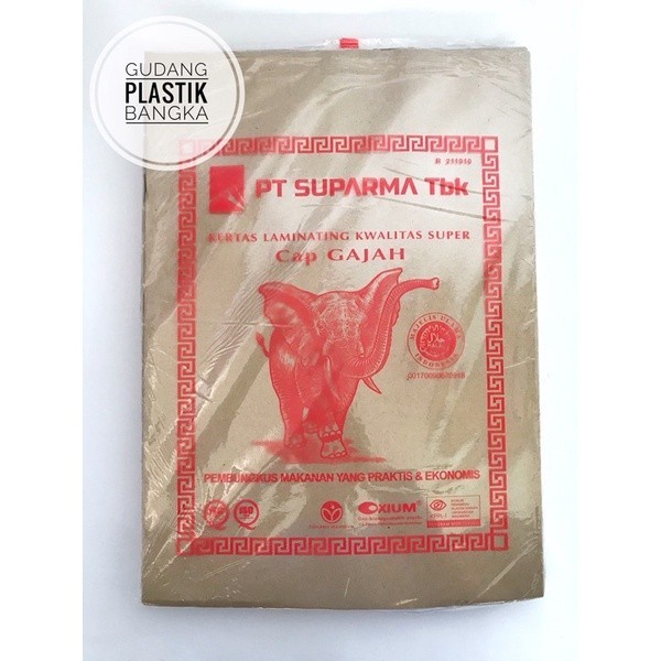 / KERTAS NASI 250 LEMBAR / KERTAS NASI GAJAH MERAH / KERTAS