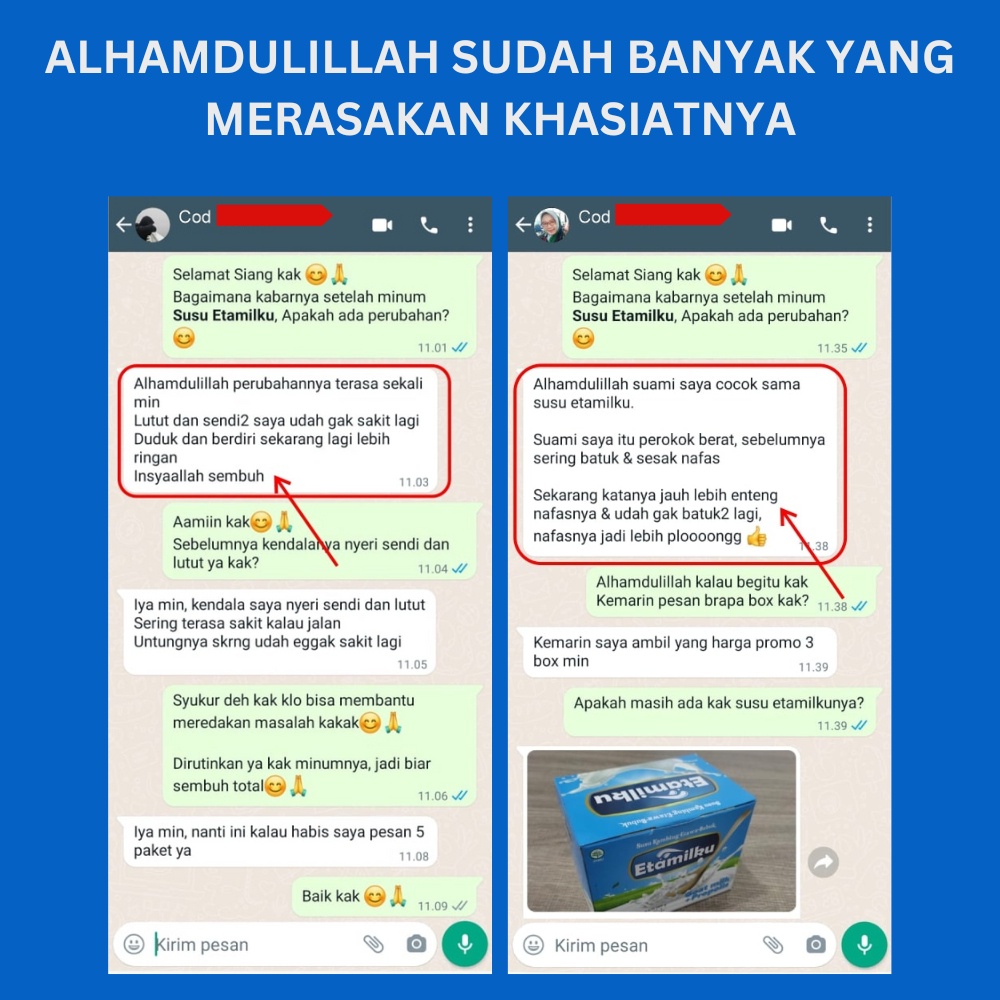 

ETAMILKU - Susu Kambing Etawa Goat Milk Plus Propolis Beepollen Madu Original Untuk Nyeri Sendi,