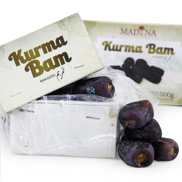 

Kurma Bam Anggur Madina 500 Gr Super Lembut Manis Legit Kurma Original