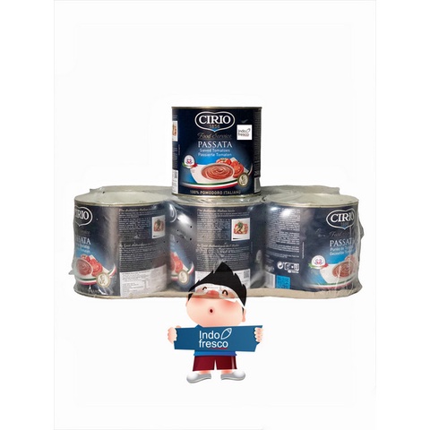 

Cirio Passata Sieved Tomatoes- Pasta Tomat 2500 g