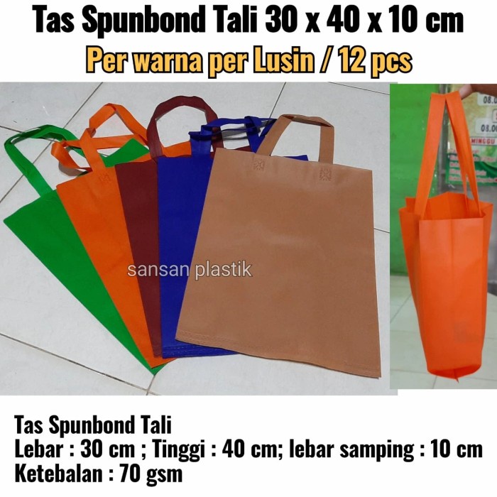 

SOUVEN- Tas Spunbond Tali 304010 cm / Goodie bag