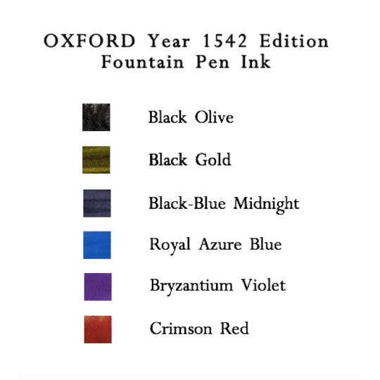 

TINTA OXFORD + FOUNTAIN PEN FINE NIB HOVER (PENA TINTA) NEW ! SEALED !