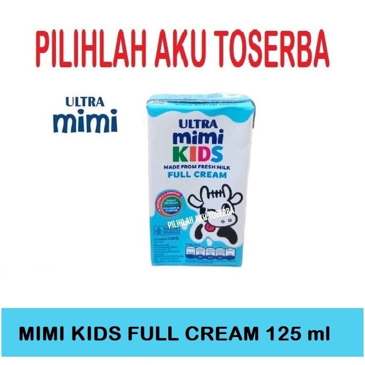 

Susu Ultra Mimi Kids FULL CREAM 125 ml - (1 DUS ISI 40 PCS)