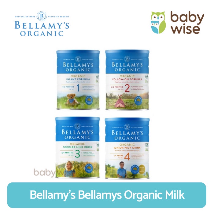 Bellamy's Bellamys Organic Milk - Susu Formula Step 1 2 3 4