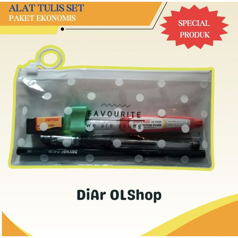 

IK! Alat Tulis Set Murah Ekonomis Joyko Lengkap