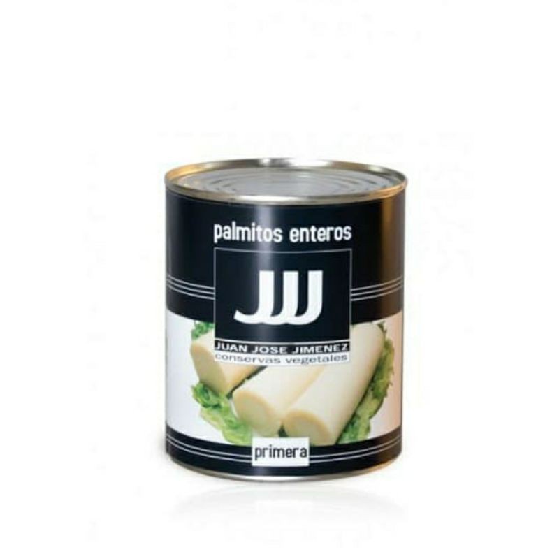 Jantung palm - Heart of palm in brine palmitos enteros JJJ Spain 800gr