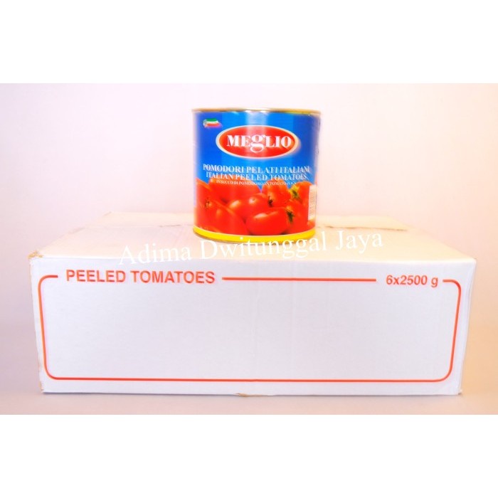 

Tomat Itali / Tomato Whole Peeled Meglio 6x2,55 Kg - Karton