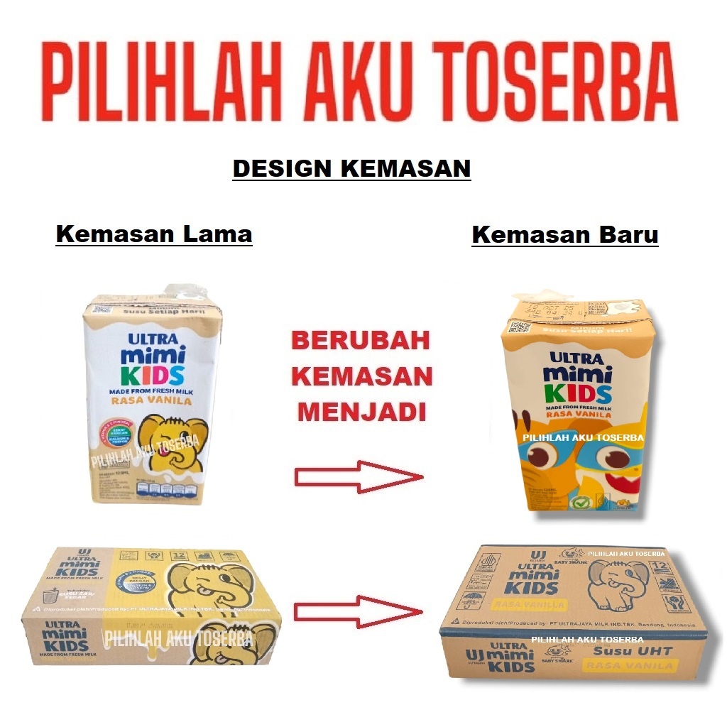 

Susu Ultra Mimi Kids VANILA 125 ml - (1 DUS ISI 40) - GOJEK/GRAB
