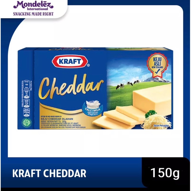 

Keju kraft cheddar kemasan 150gr