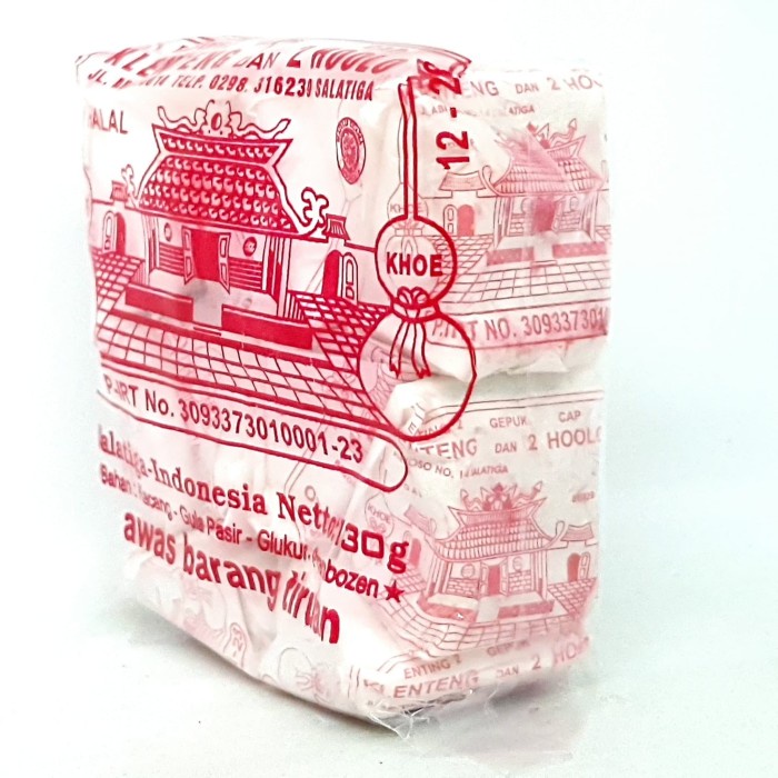 

JH8 KLENTENG & 2 HOOLO TENG ENTENG GEPUK 120gr TING ENTING KACANG ASLI
