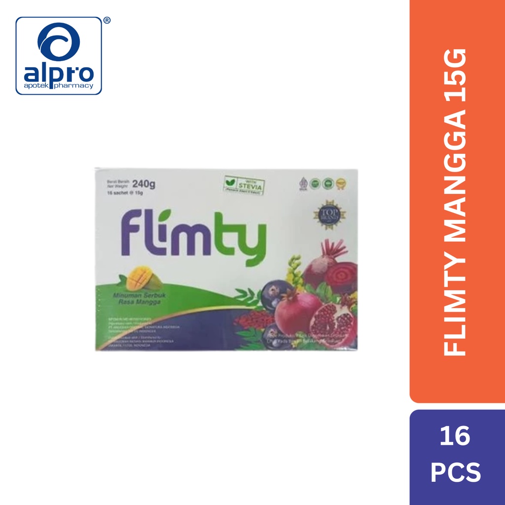 

Flimty Mangga 15 Gr Isi 16 Sachet