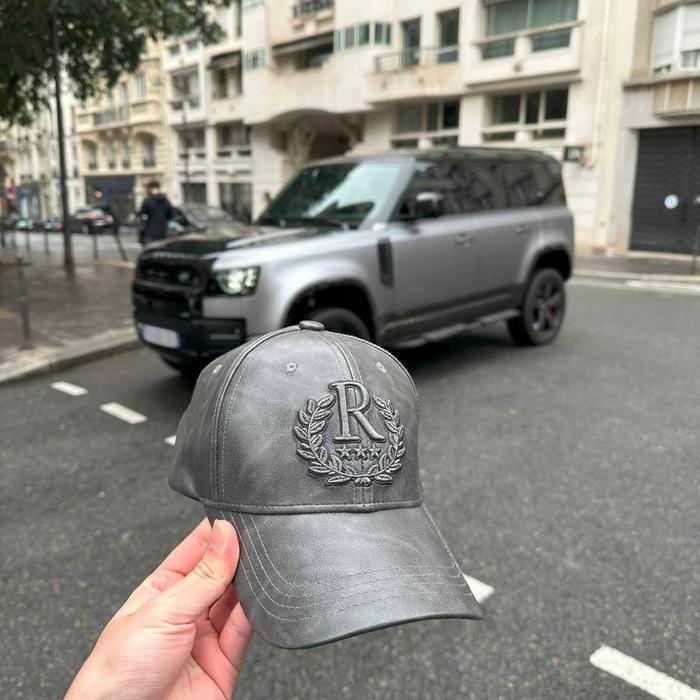 [STOCK TERBATAS] RUCAS Crown Grey Leather Cap ORIGINAL RUCAS.CO