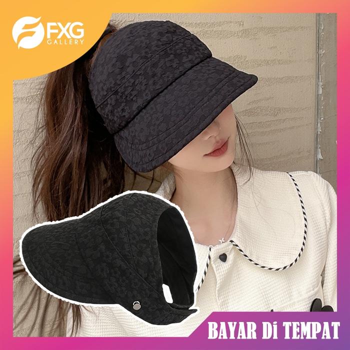 FXG - Topi Visor Lipat Wanita Style Korea Hat Casual Pelindung Sinar UV HAT19