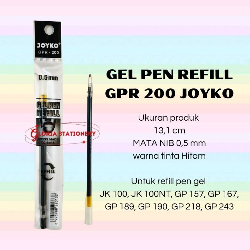 

JoyKO Gel Pen Refill GPR 200/Gel Pen Refill GPR 200 JoyKO