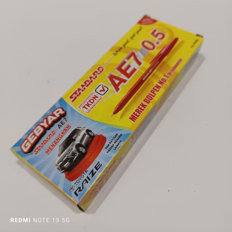 

1 Pak Pulpen Standar Ae7(Isi 12 Pcs)ANTI Macet