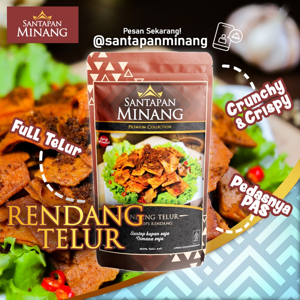 

Rendang Telur Kering Santapan Minang Premium
