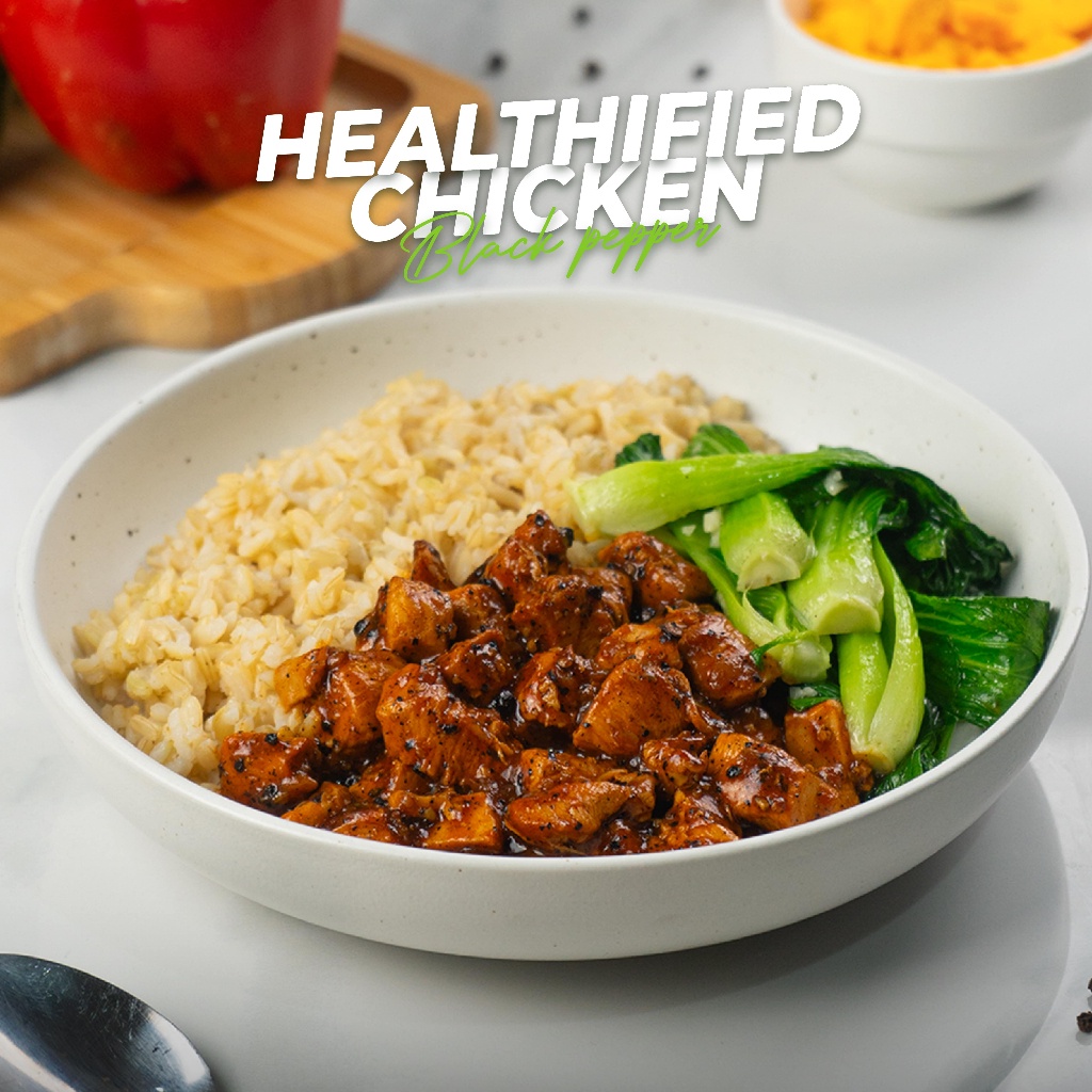 

Gracious Double Enak Sehat Aromatic Chicken Mercon Sopan + Healthified Chicken Black Pepper