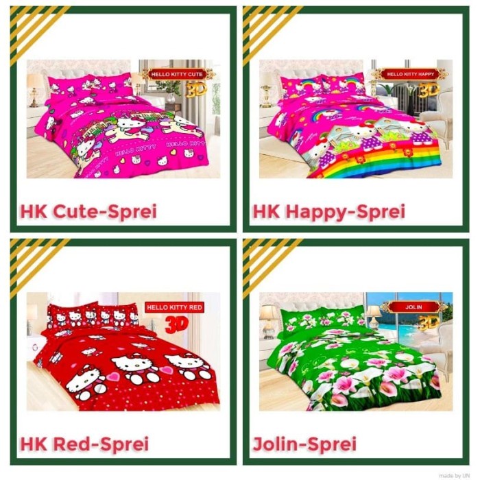 Bonita Sprei Ukuran 120x200 Aneka Motif