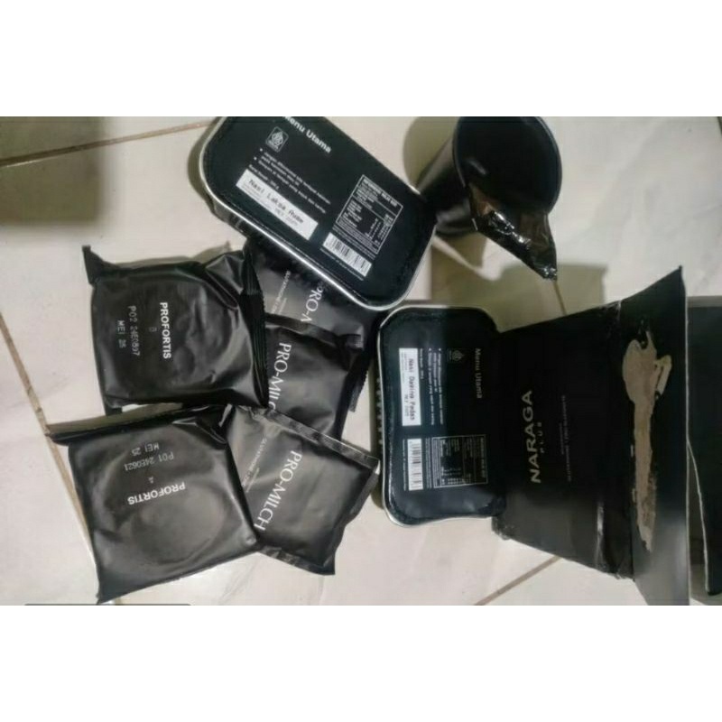

PROMO!!NARAGA PLUS/RANSUM TNI 1 Paket dust ASLI JATAH TNI