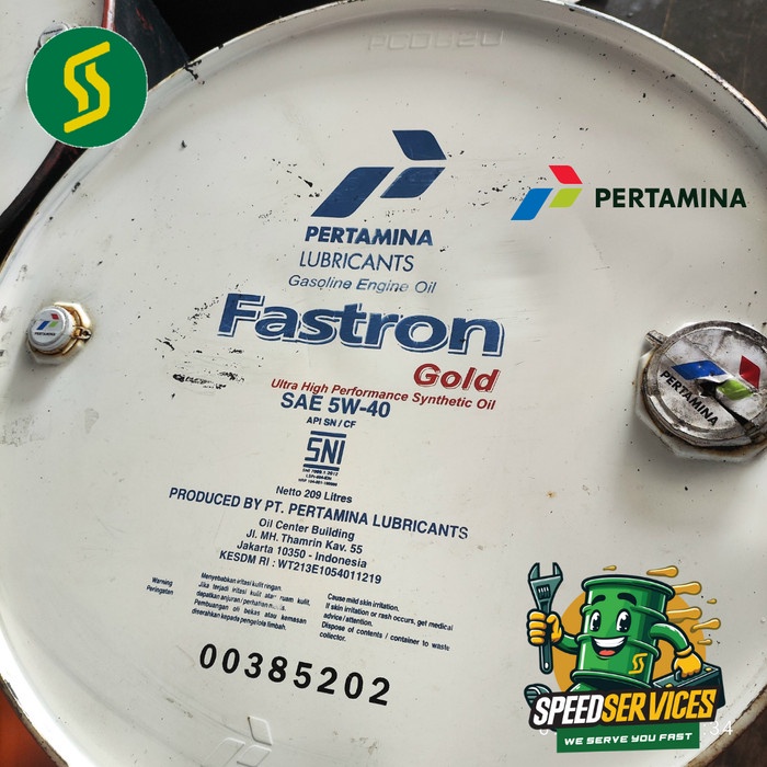 Raibowshopp FASTRON GOLD 5W40 API SN/CF REPACK
