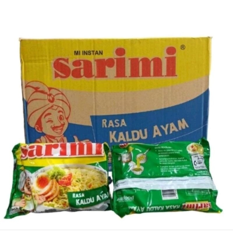 

Sarimi Mi Instan Rasa Kaldu Ayam ( satu dus isi 40 bungkus )