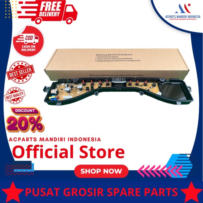 Jual [READY] POLYTRON 8.0kg PAW 80517 ( PAW 80517WM/WB ), Modul pcb mesin cuci Top