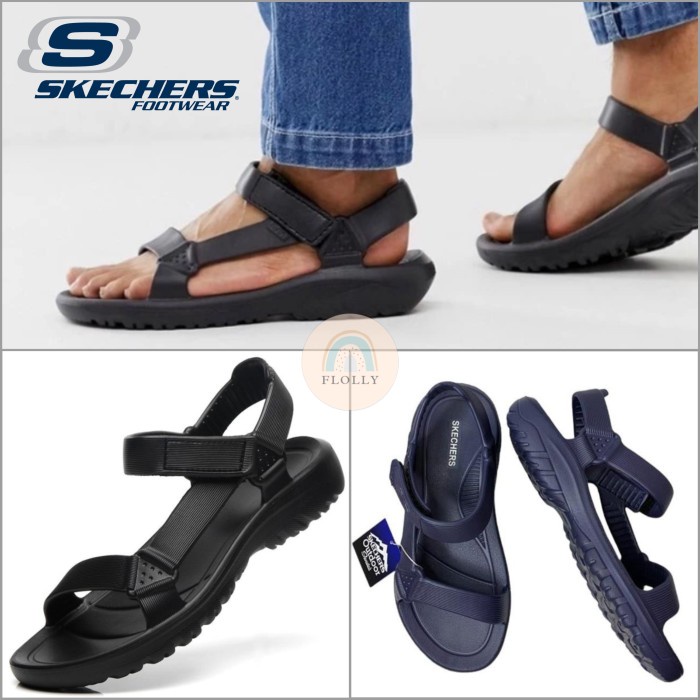 Terbaru Sandal Gunung Pria Wanita Skechers Outdoor Hiking Anti Slip Terbaru top