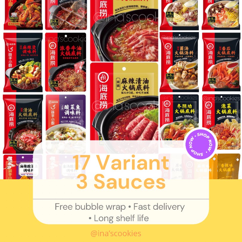 

Haidilao Hotpot Seasoning/ Bumbu Shabu-Shabu Instant Mala/ Pork Bone/ MalaxiangguoReady 17 Variant
