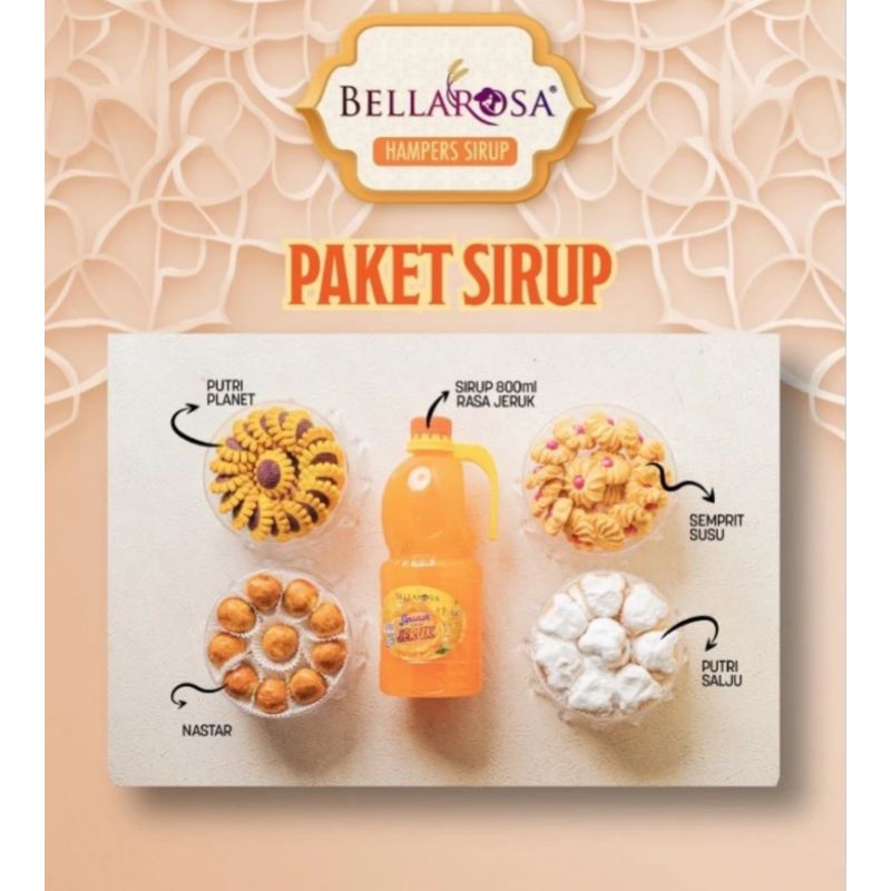 

HJ Hampers Lebaran Bellarosa Paket Parsel Kue Kering Lebaran Idul Fitri Hamper Belarosa Makanan