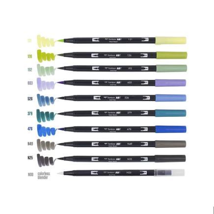 

Tombow Dual Brush Pen Set 10 - Landscape Palette